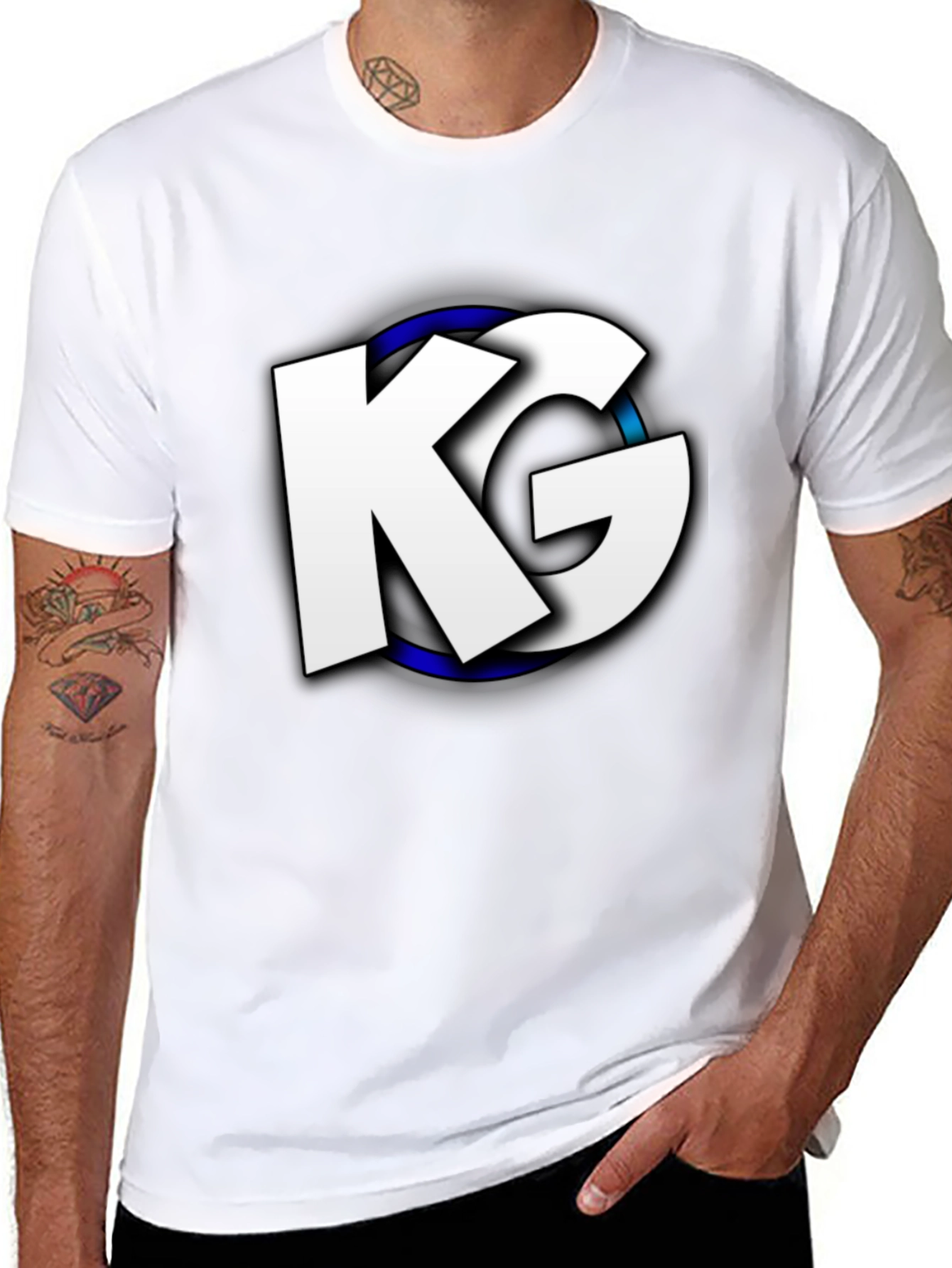 KG Logo Graphic Black T-Shirt