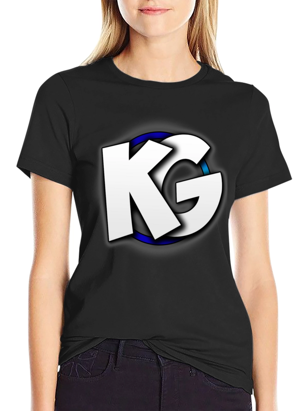 KG Logo Graphic Black T-Shirt