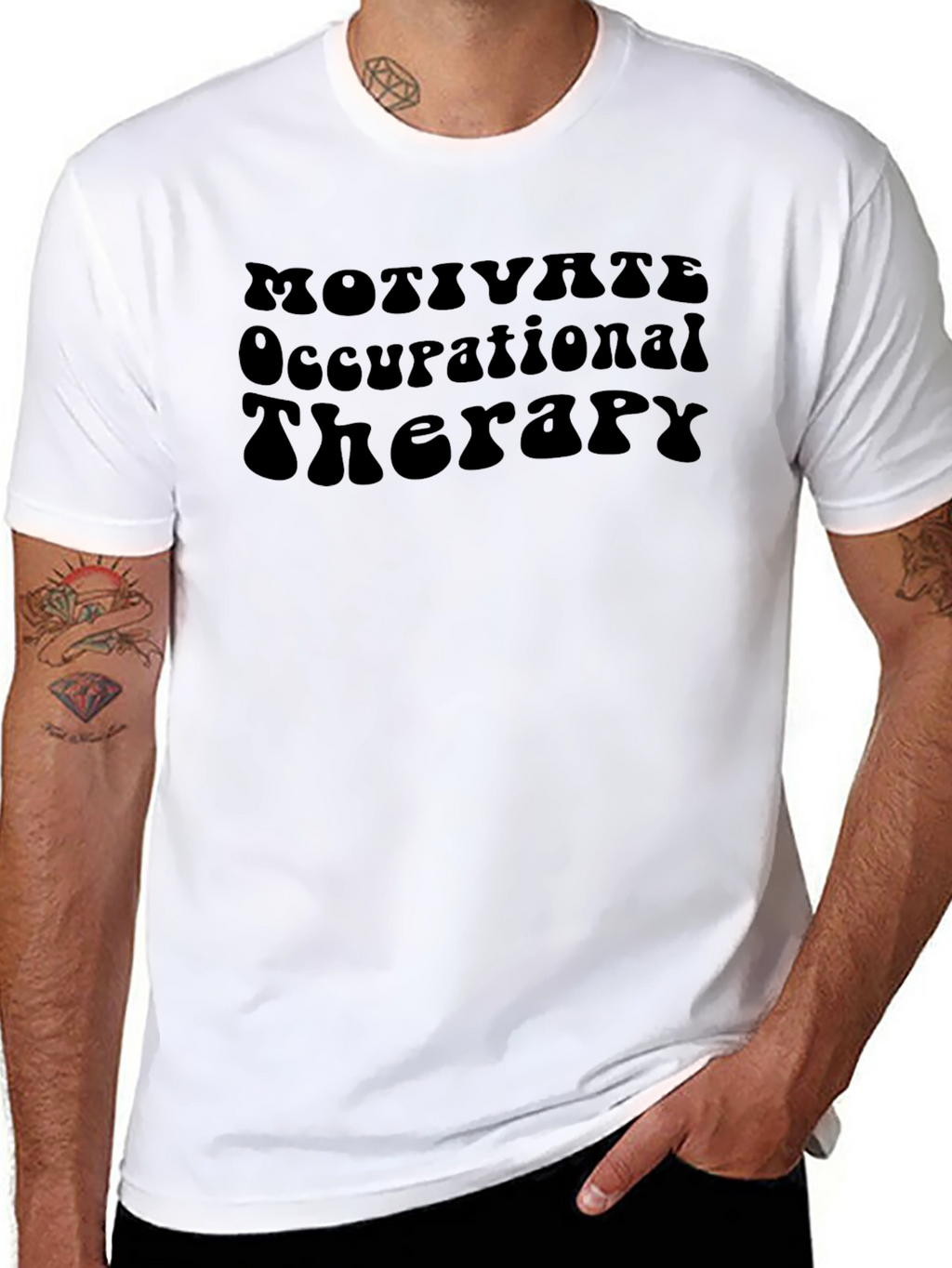 Motivate Occupational Therapy T-Shirt - Black