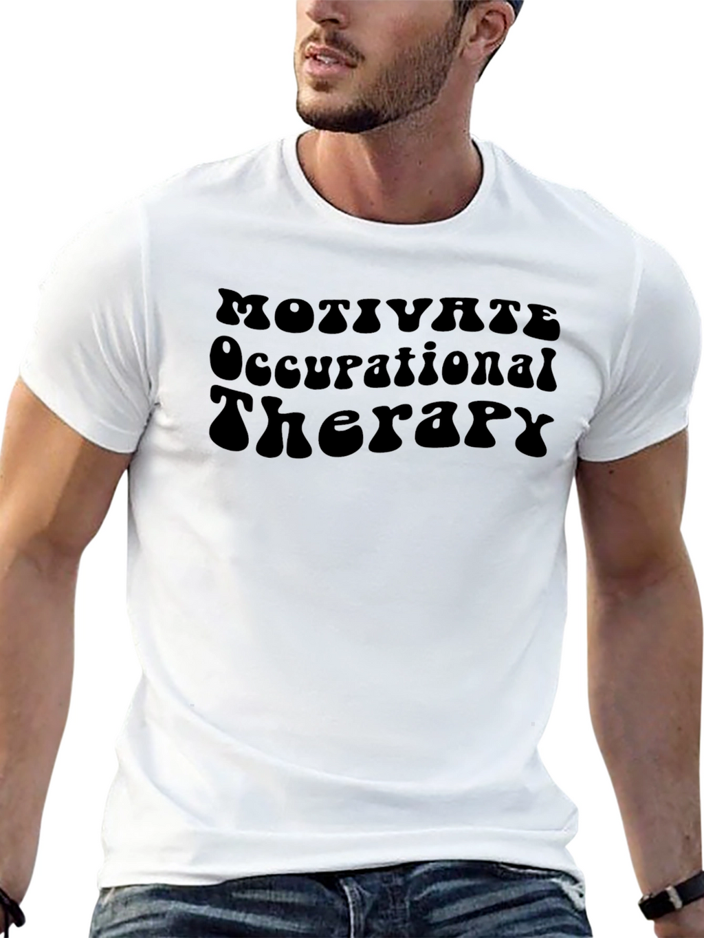Motivate Occupational Therapy T-Shirt - Black