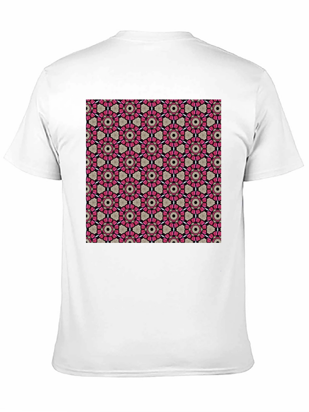 Geometric Pattern T-Shirt: Stylish Floral Design
