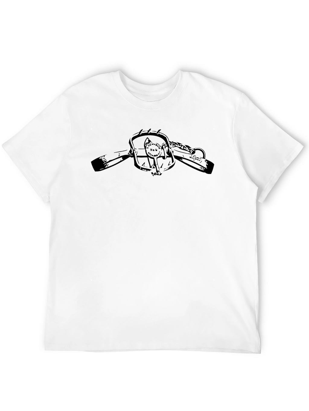 Graphic Print Black T-Shirt