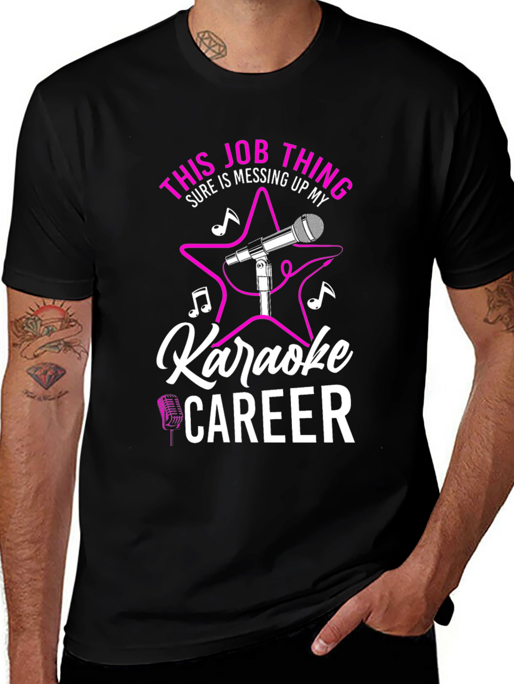 Karaoke Career T-Shirt - Funny Job Tee
