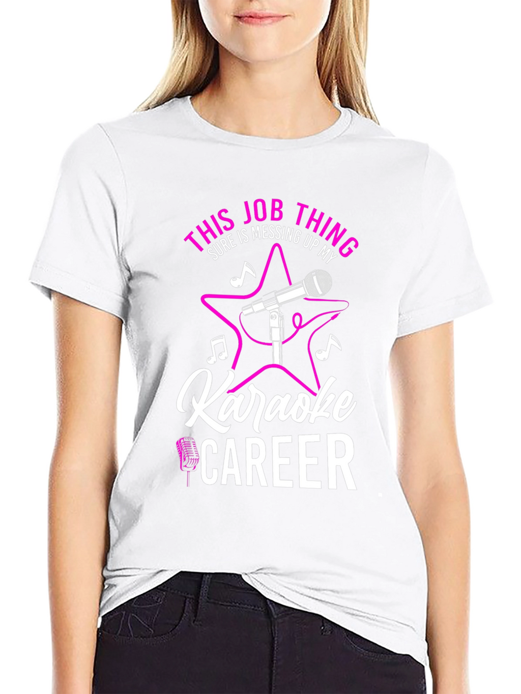 Karaoke Career T-Shirt - Funny Job Tee