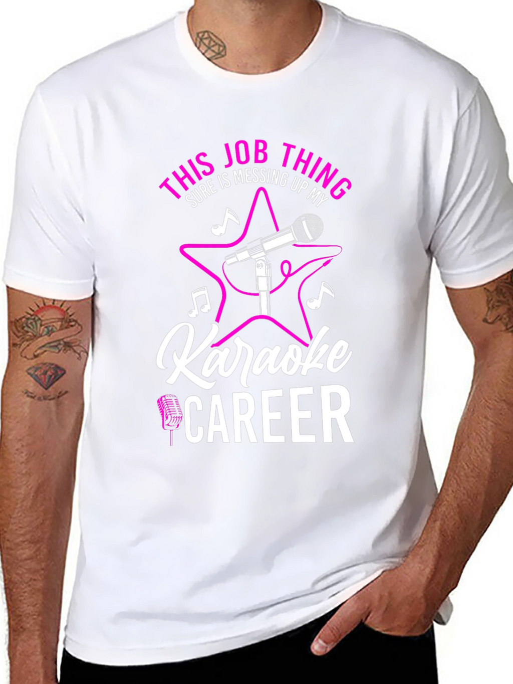 Karaoke Career T-Shirt - Funny Job Tee
