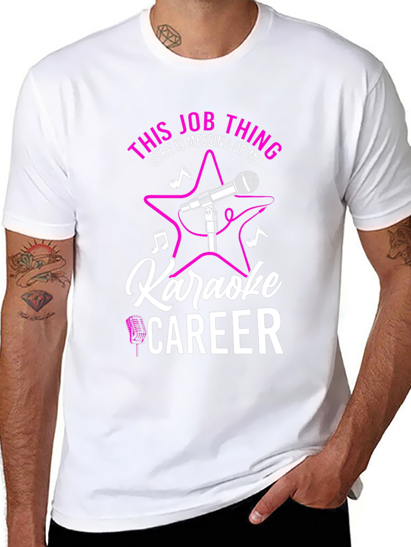 Karaoke Career T-Shirt - Funny Job Tee