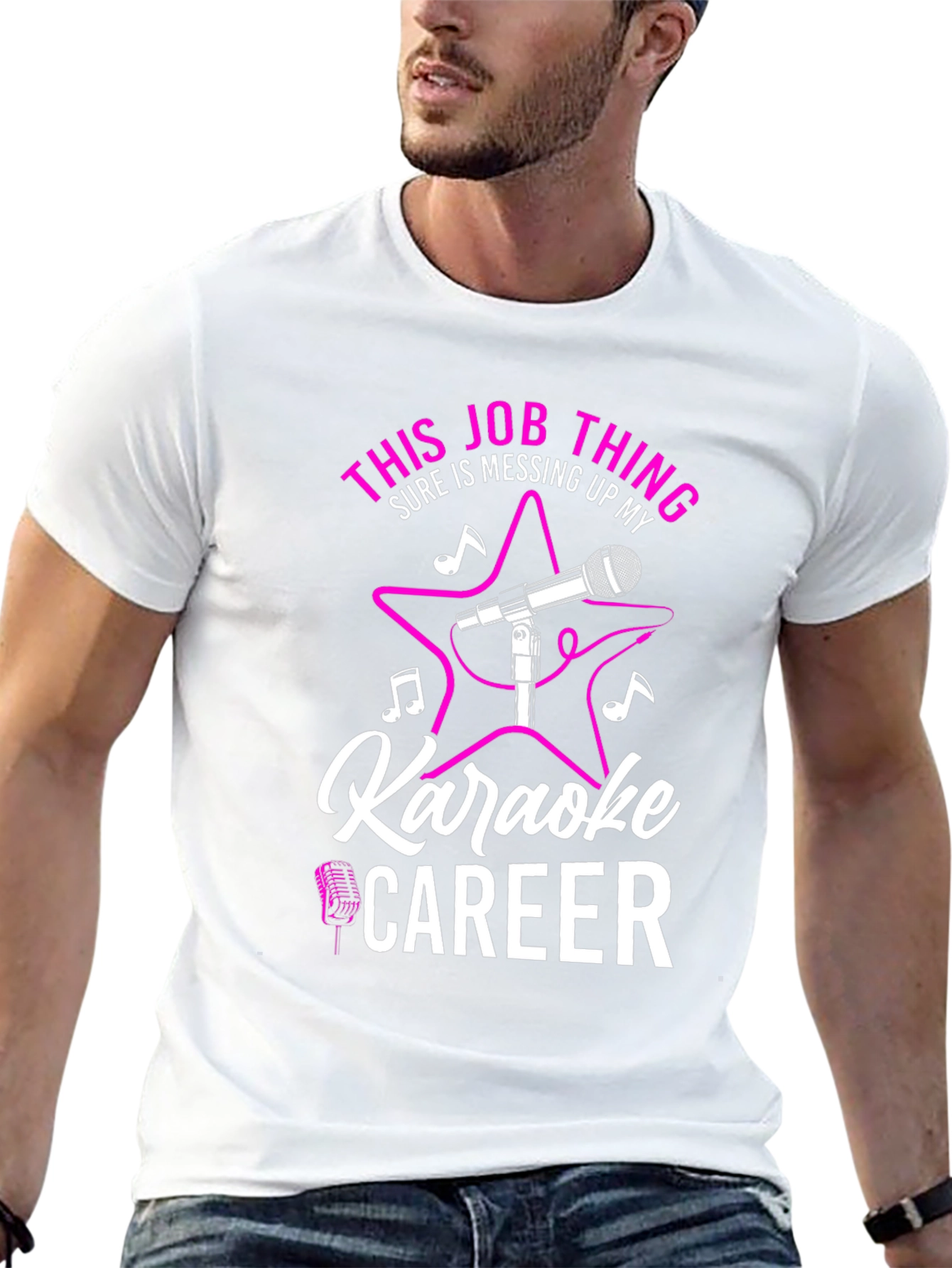 Karaoke Career T-Shirt - Funny Job Tee