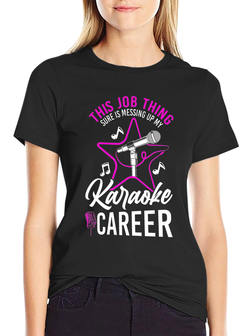 Karaoke Career T-Shirt - Funny Job Tee