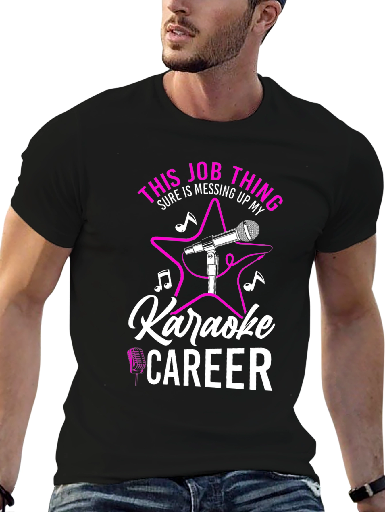 Karaoke Career T-Shirt - Funny Job Tee