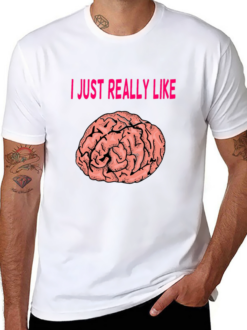 I Just Really Like Brains T-Shirt