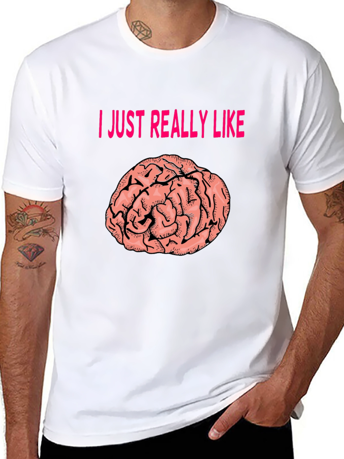 I Just Really Like Brains T-Shirt