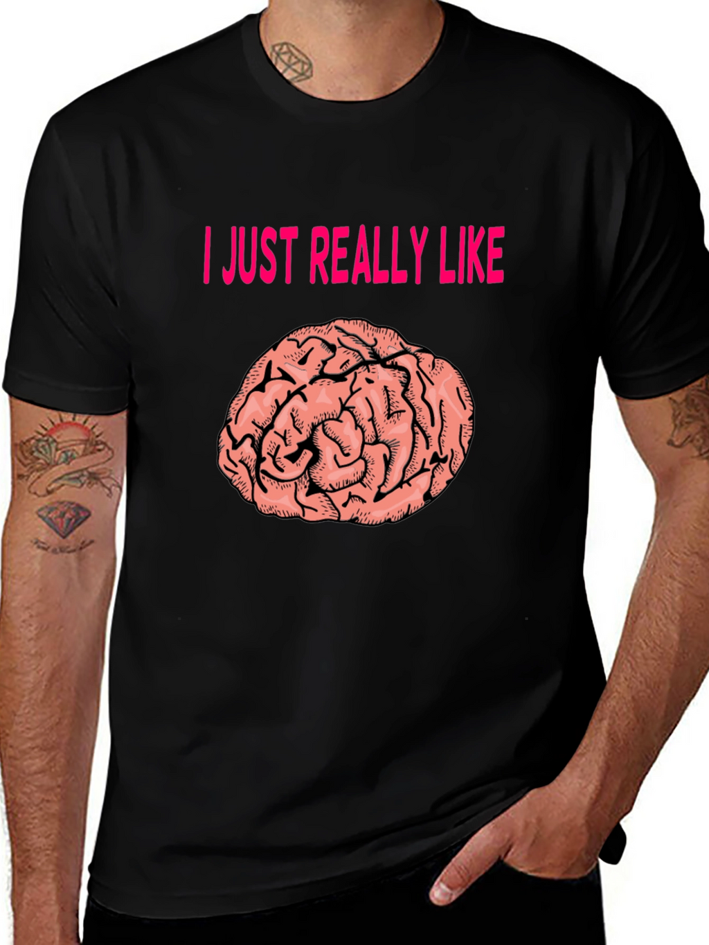I Just Really Like Brains T-Shirt