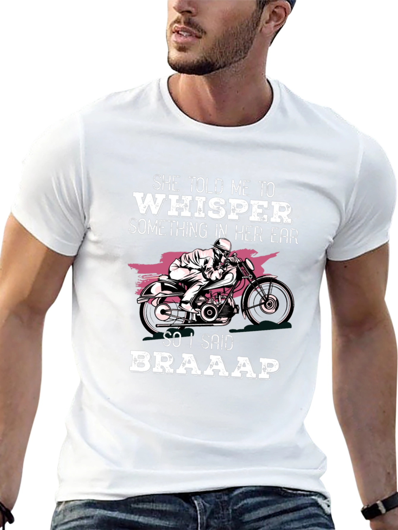 Braaap Motorcycle T-Shirt - Ride On!