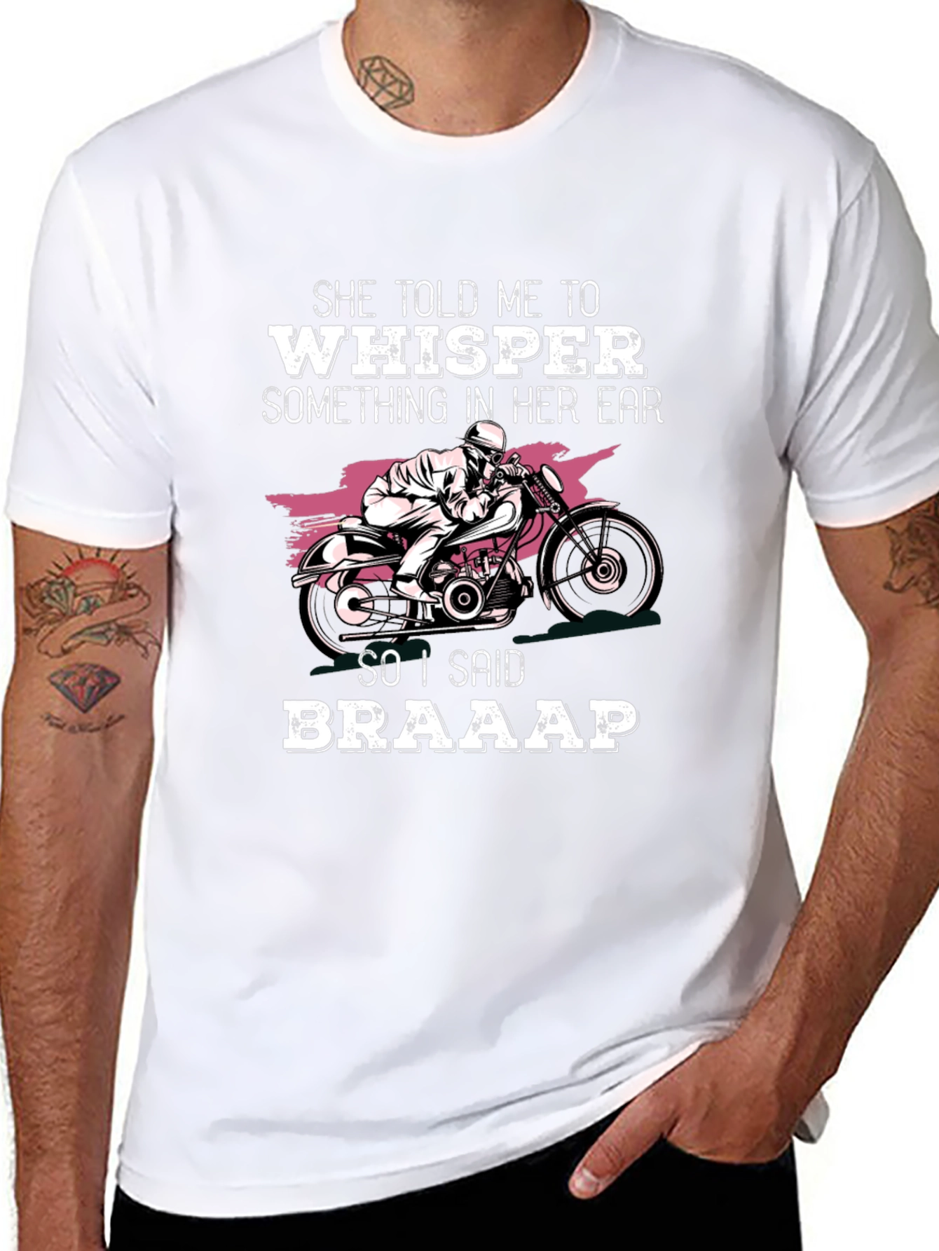Braaap Motorcycle T-Shirt - Ride On!