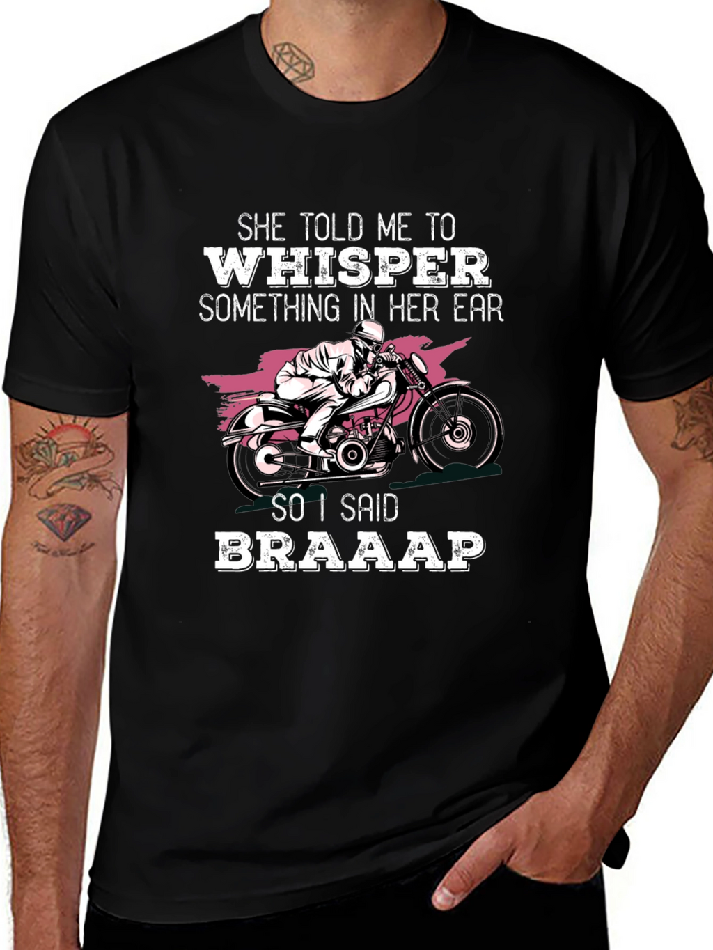 Braaap Motorcycle T-Shirt - Ride On!