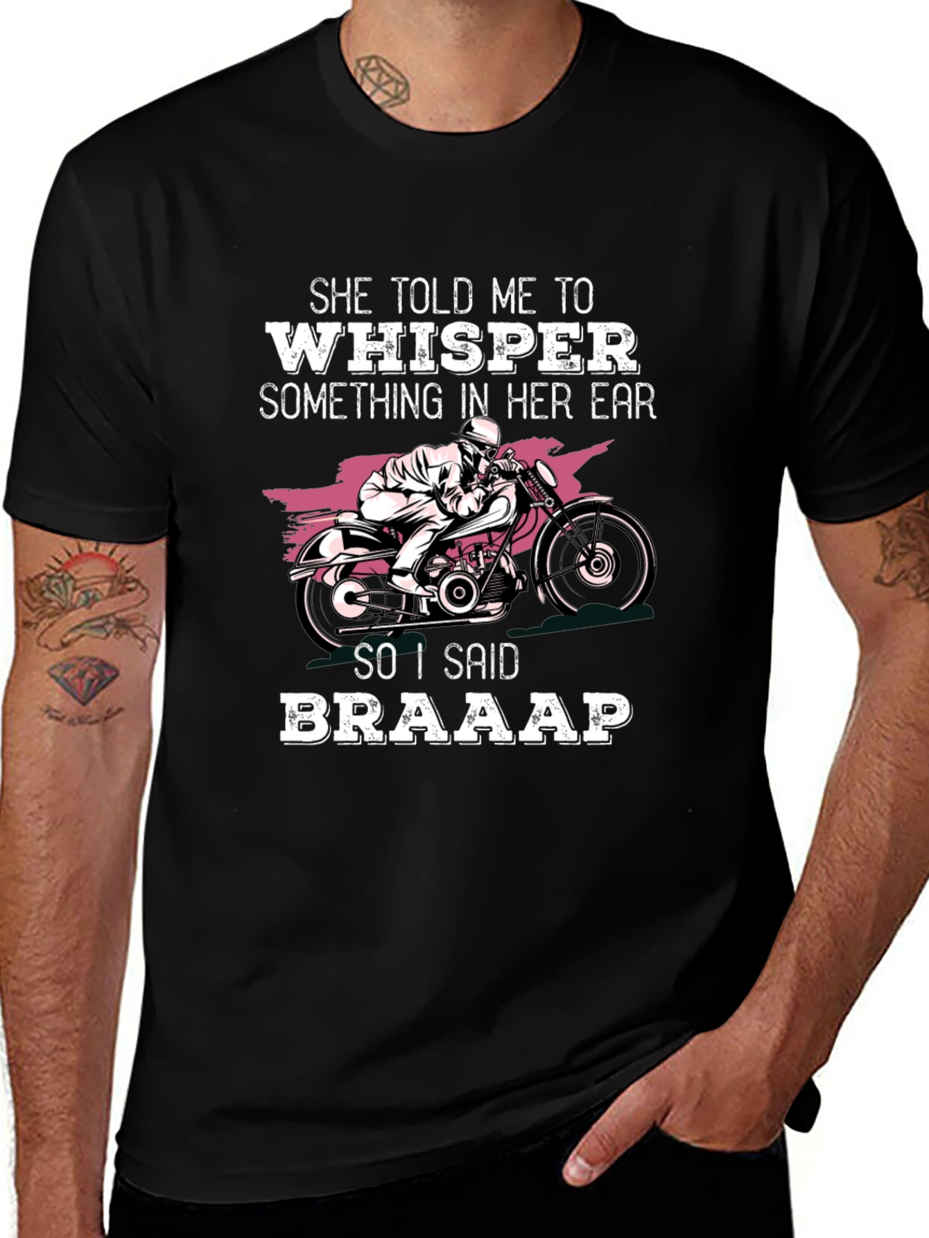 Braaap Motorcycle T-Shirt - Ride On!