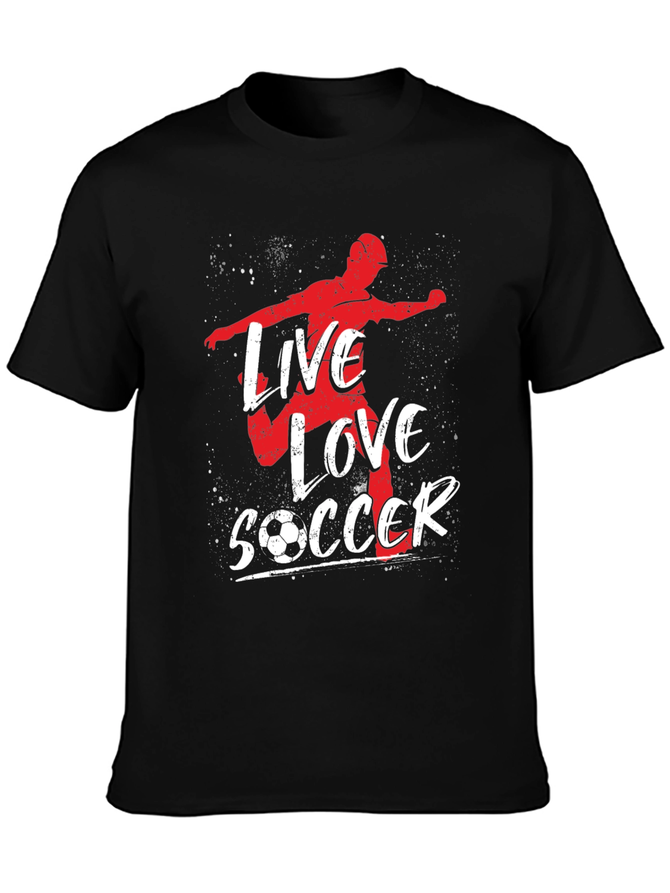 Live Love Soccer Graphic T-Shirt
