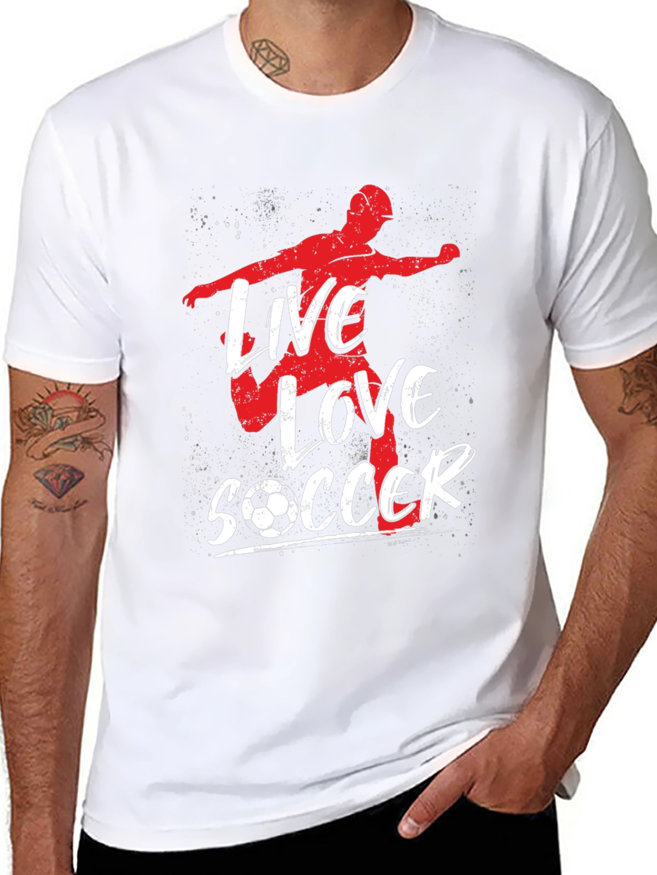 Live Love Soccer Graphic T-Shirt