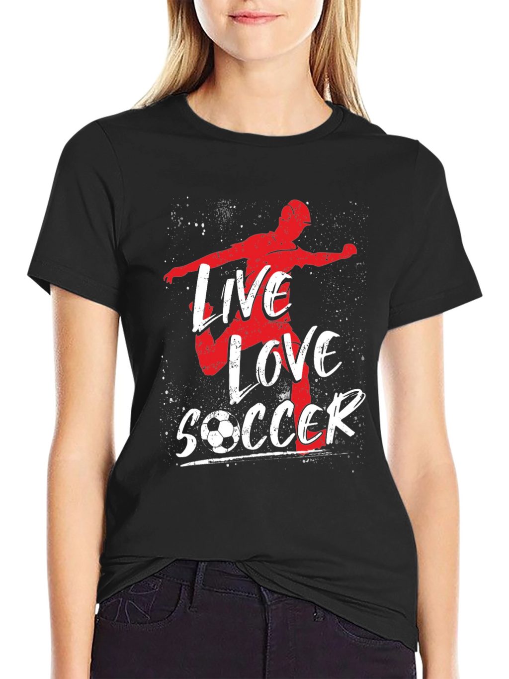Live Love Soccer Graphic T-Shirt