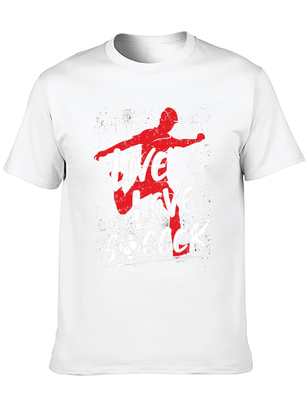 Live Love Soccer Graphic T-Shirt