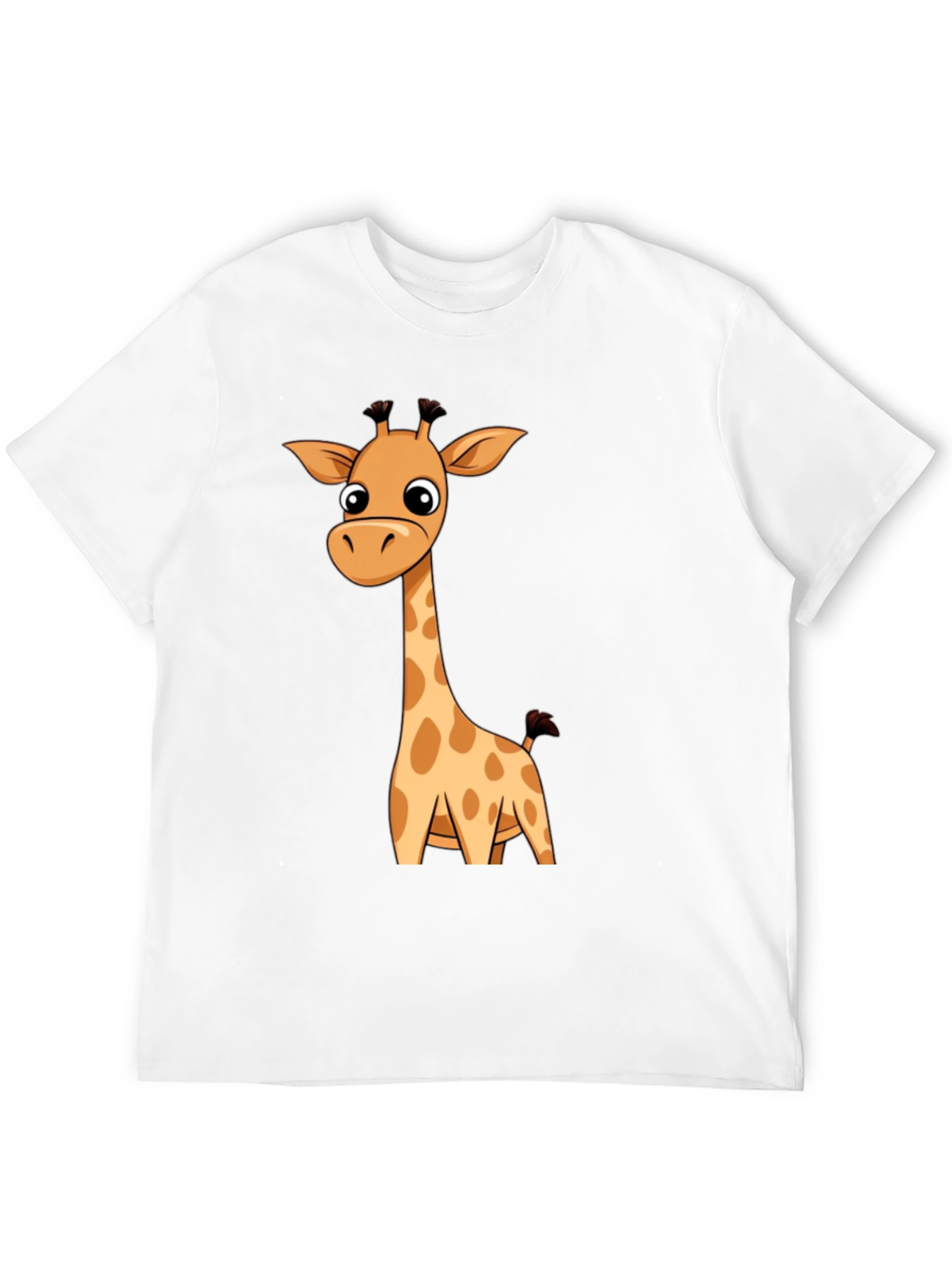 Giraffe Graphic Print T-Shirt