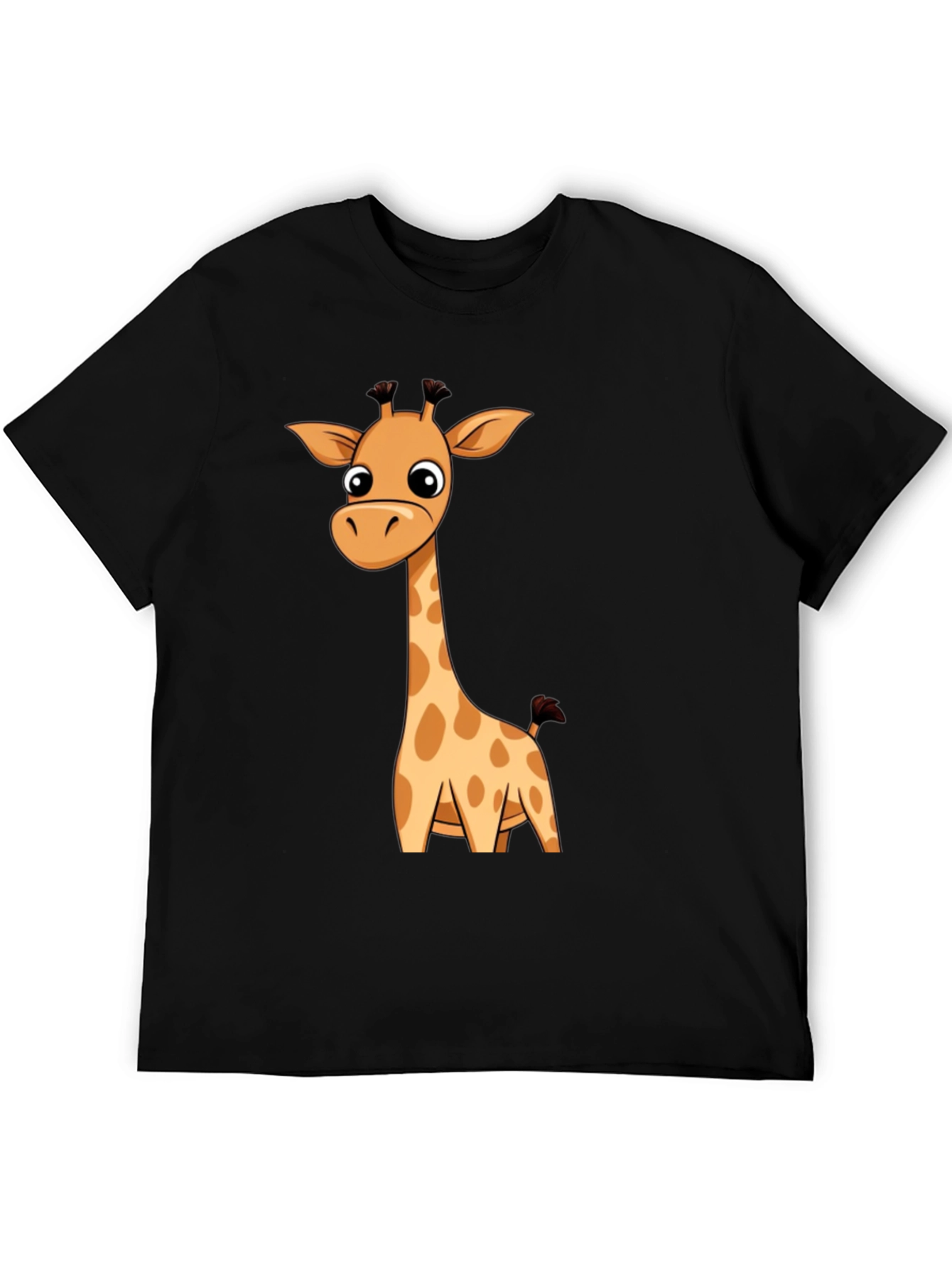 Giraffe Graphic Print T-Shirt
