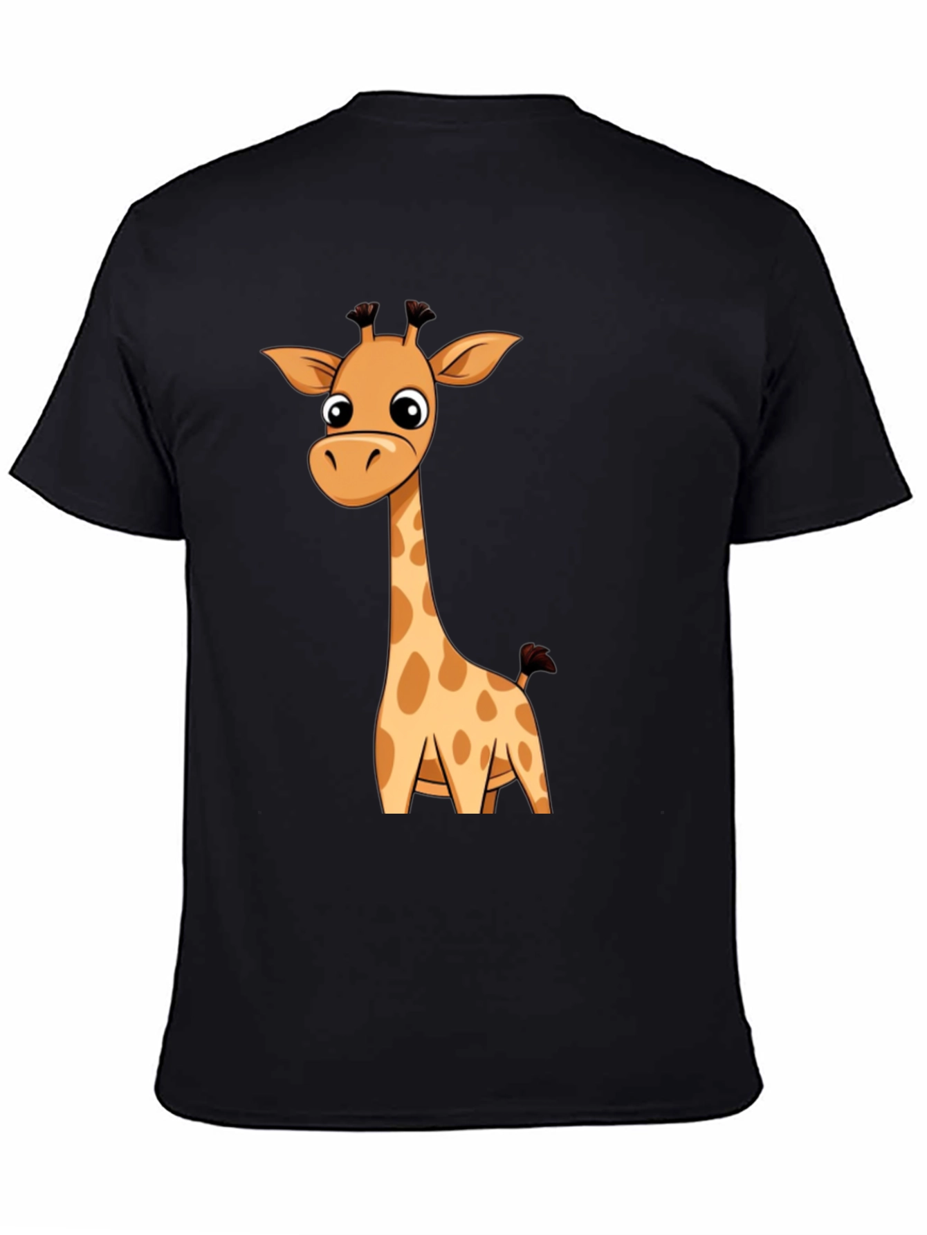 Giraffe Graphic Print T-Shirt