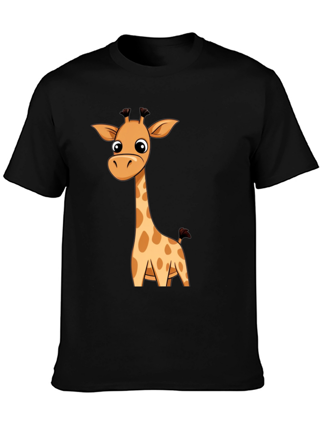 Giraffe Graphic Print T-Shirt
