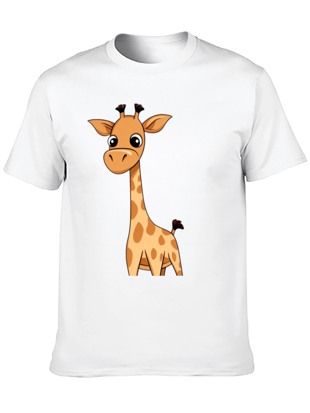 Giraffe Graphic Print T-Shirt
