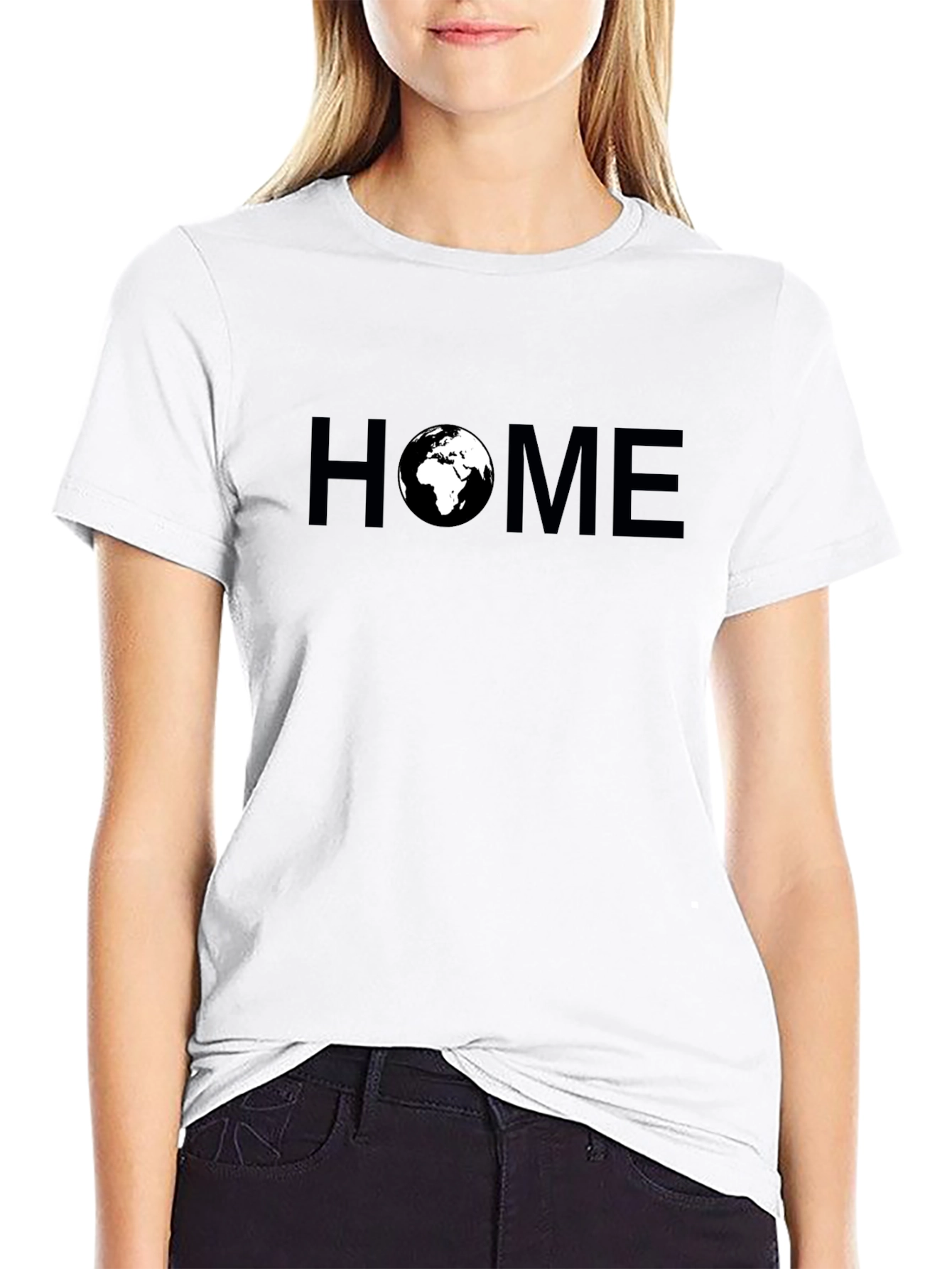 Earth Home Graphic T-Shirt - Eco-Friendly Style