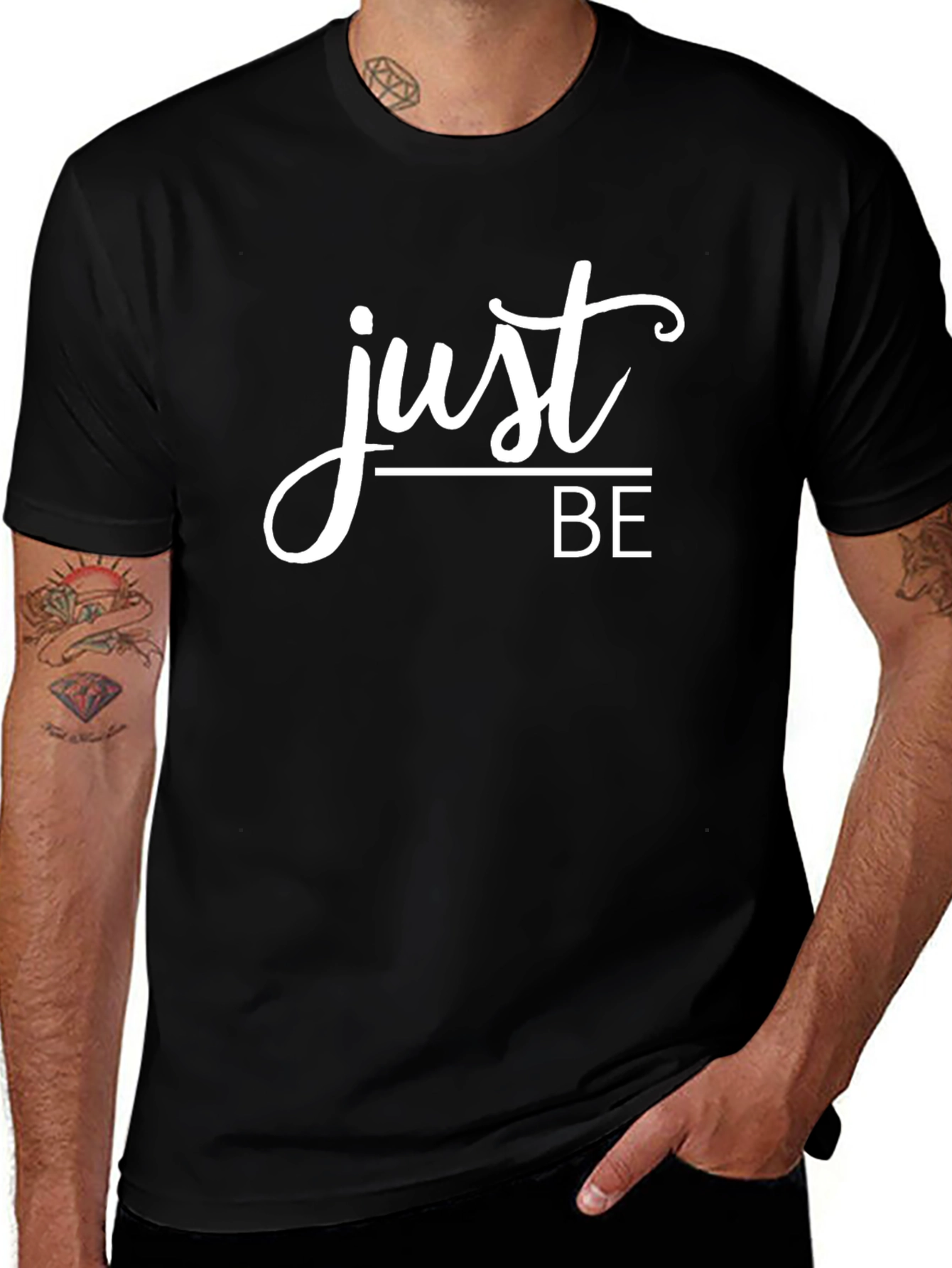 Just BE Graphic Tee - Comfort & Style