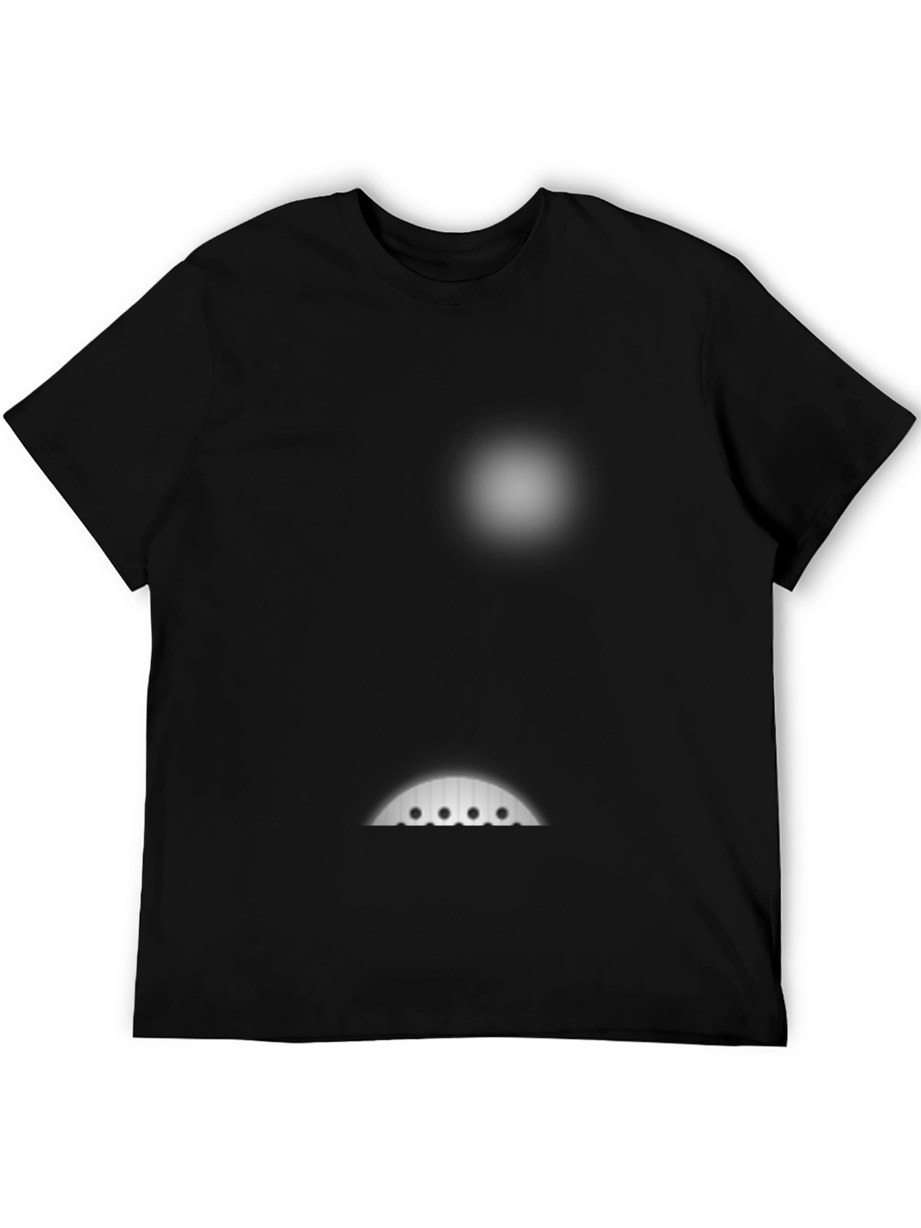 Novelty UFO Shirt: Unique Black Graphic Tee for Casual Wear