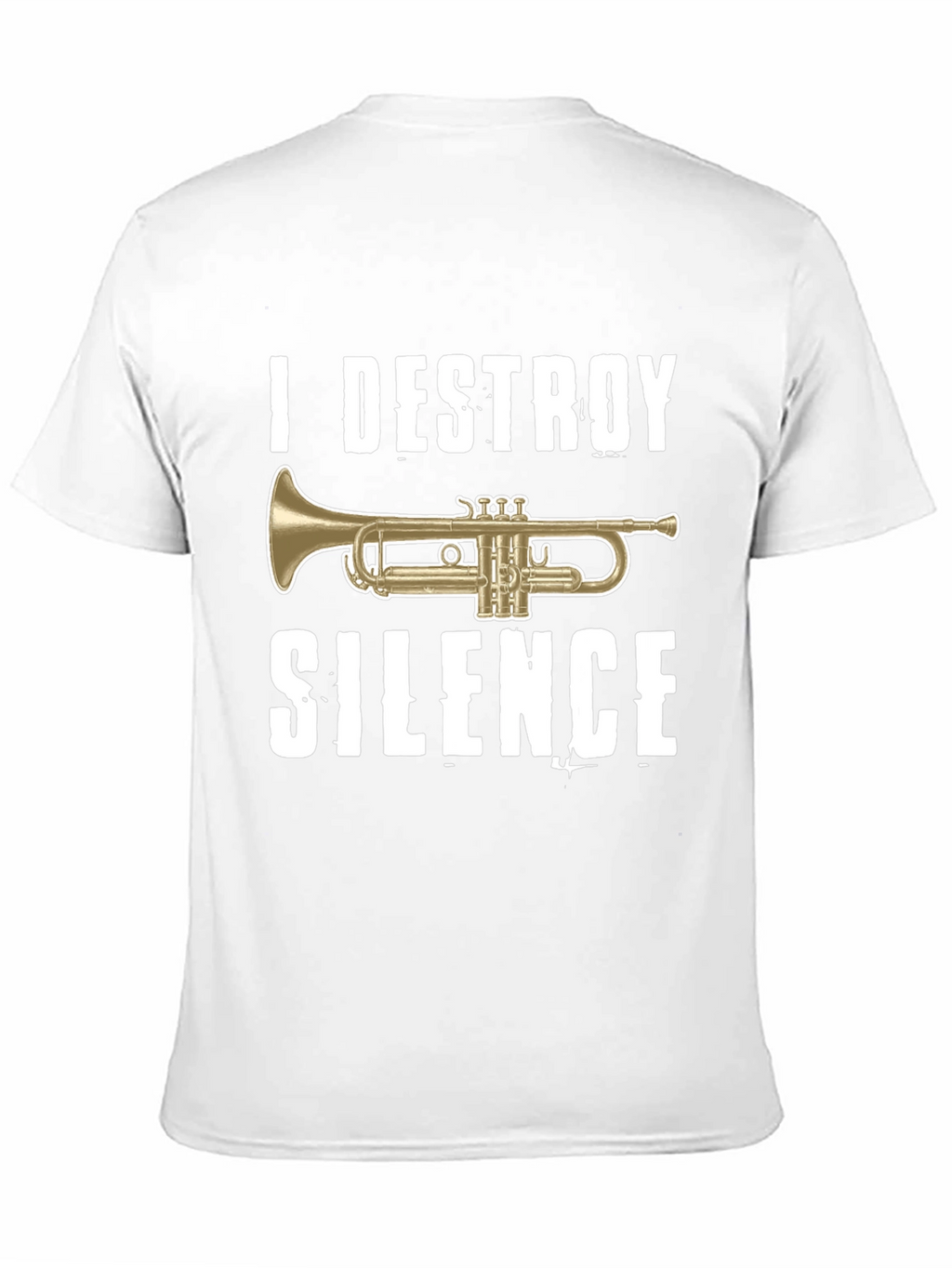 I Destroy Silence Trumpet Graphic T-Shirt