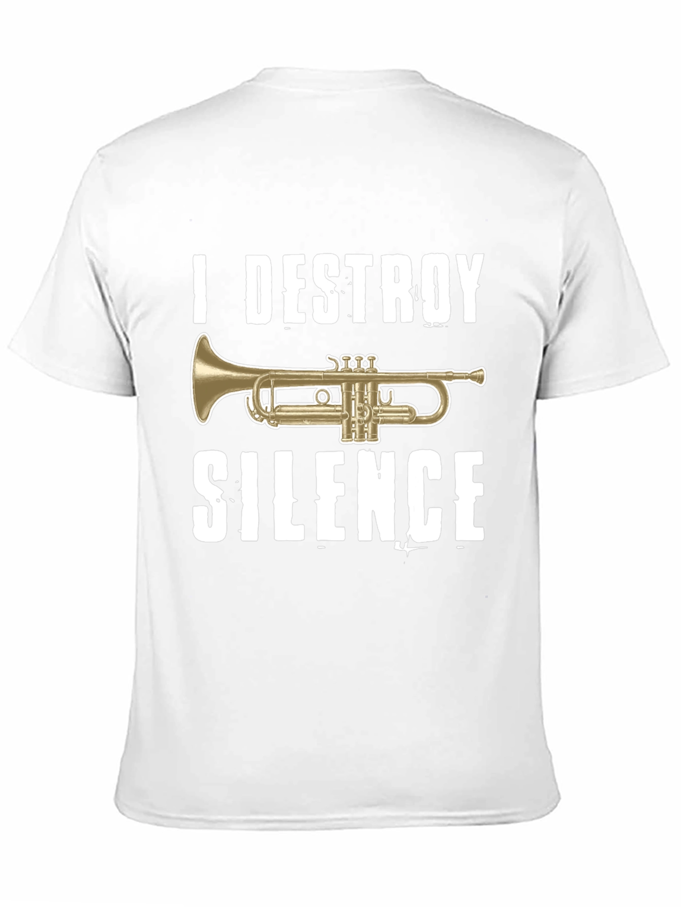 I Destroy Silence Trumpet Graphic T-Shirt