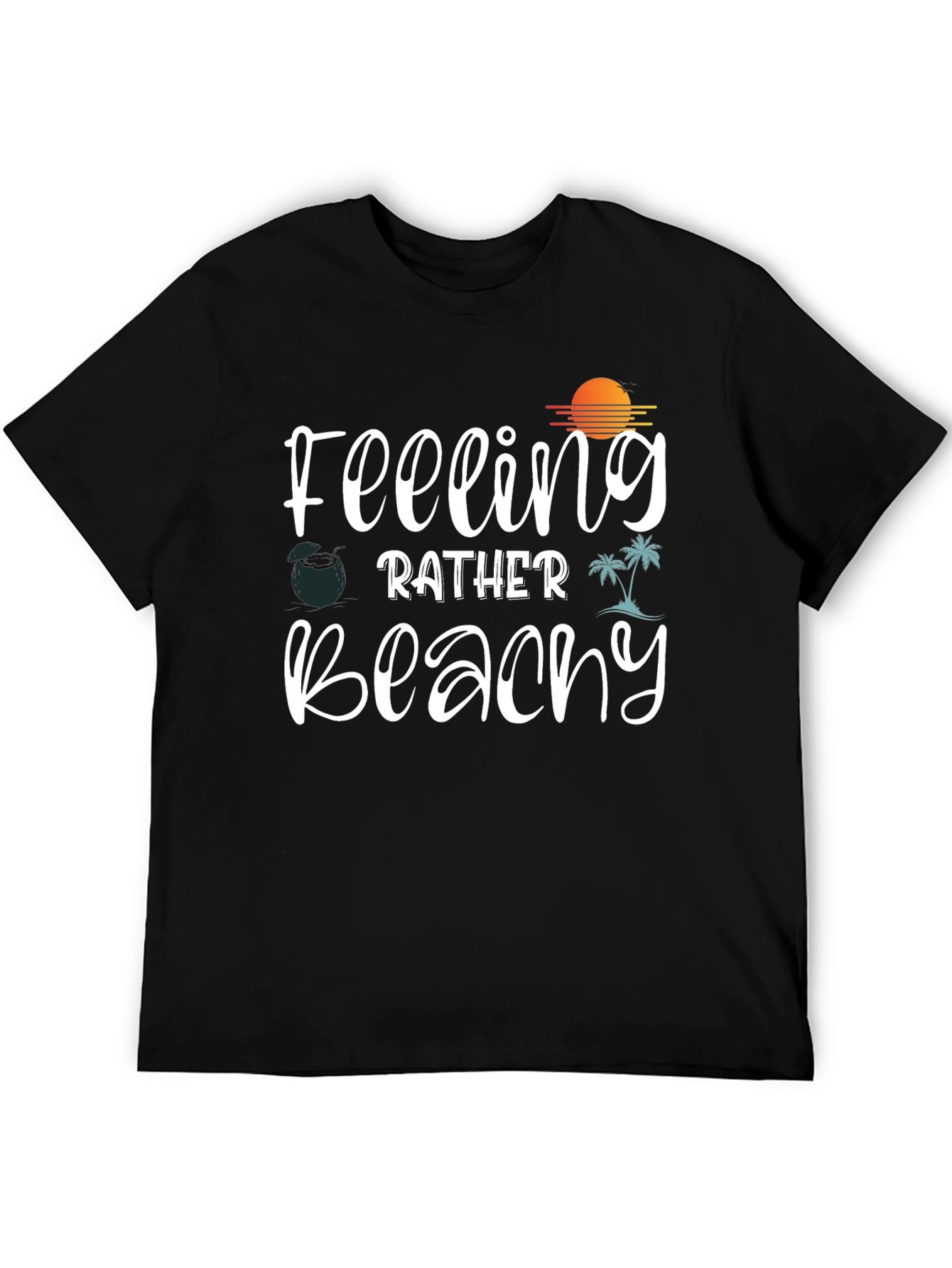 Feeling Beachy Graphic Tee - Summer Vibes T-Shirt