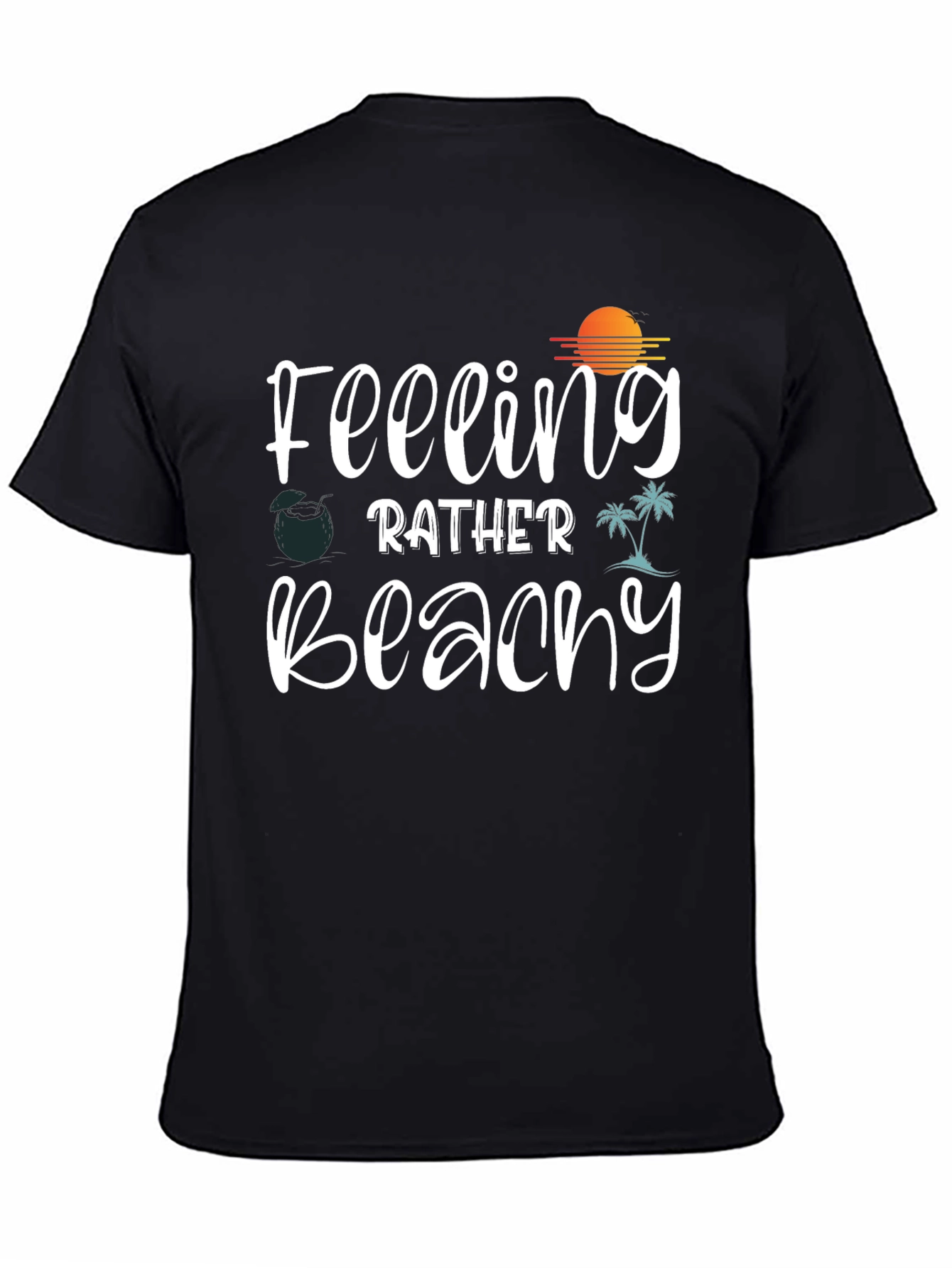 Feeling Beachy Graphic Tee - Summer Vibes T-Shirt