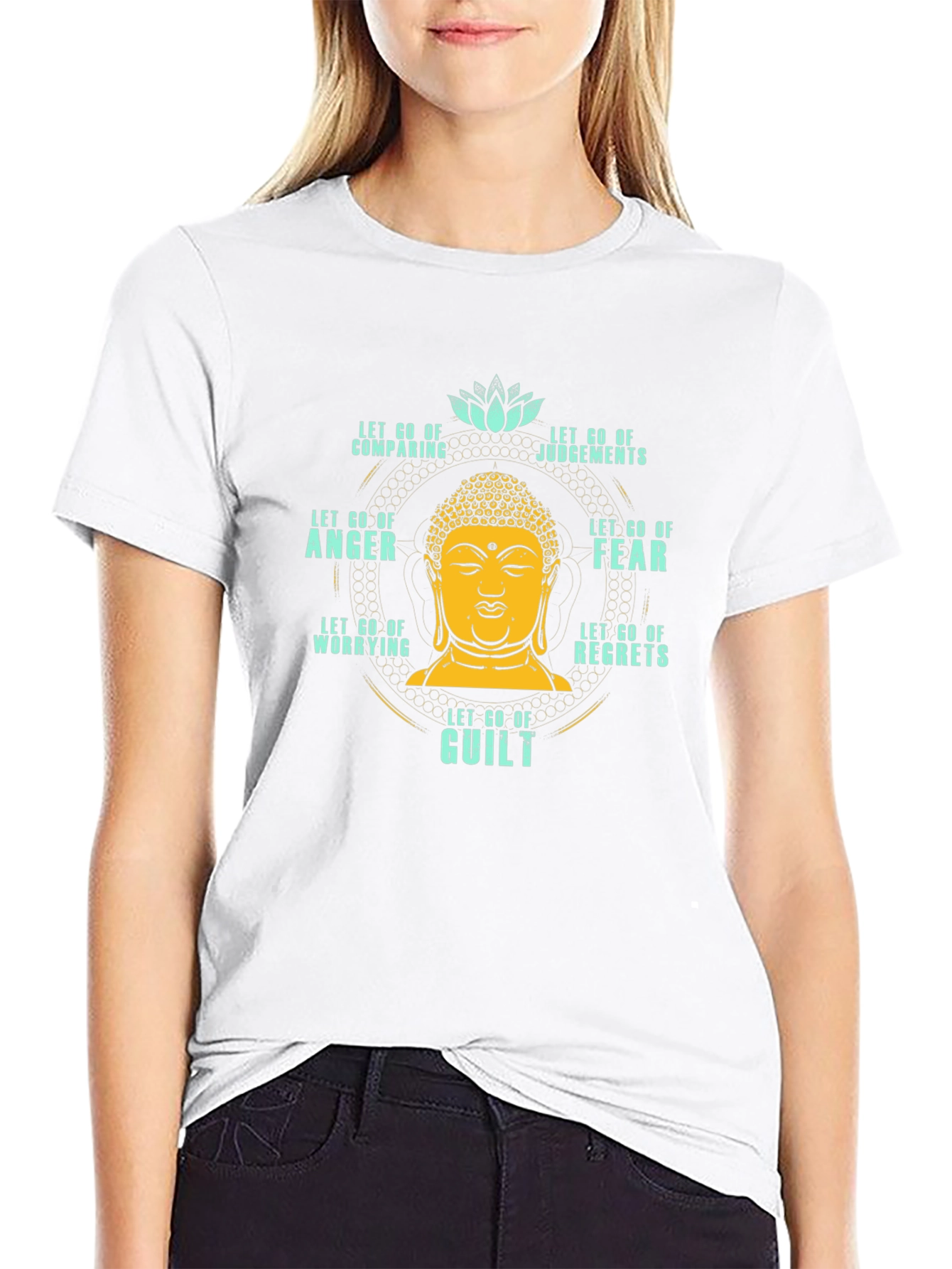 Let Go T-Shirt: Buddha Peace