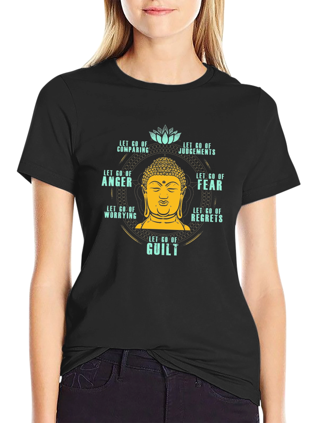 Let Go T-Shirt: Buddha Peace