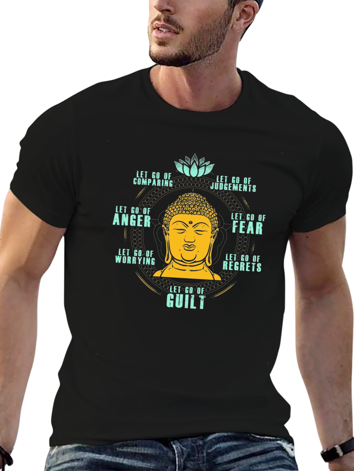 Let Go T-Shirt: Buddha Peace