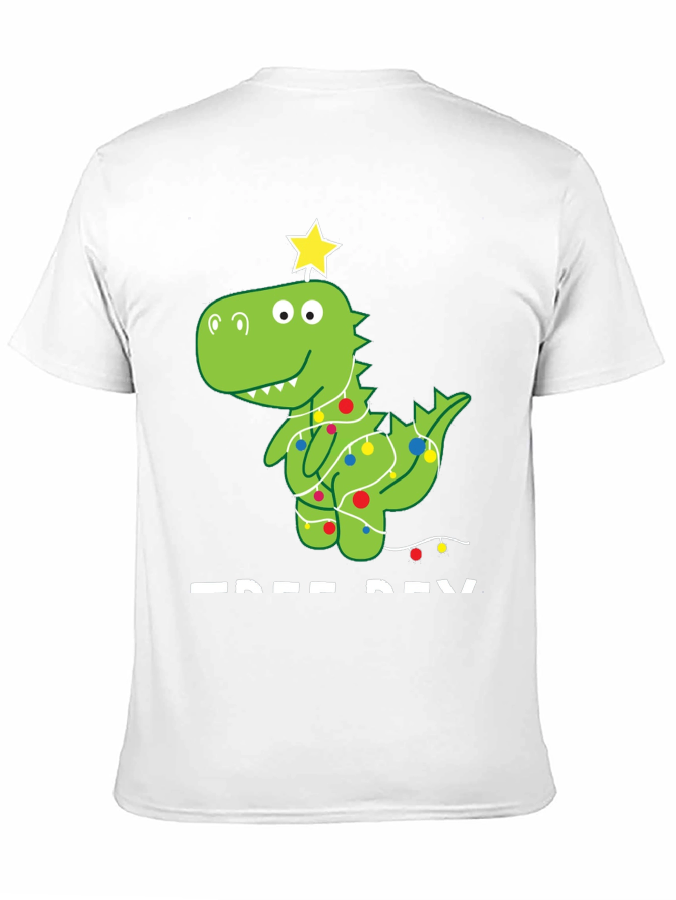 Festive Dino Tee - Christmas Dinosaur T-Shirt