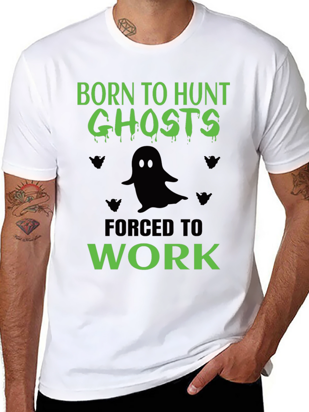 Born To Hunt Ghosts Graphic T-Shirt