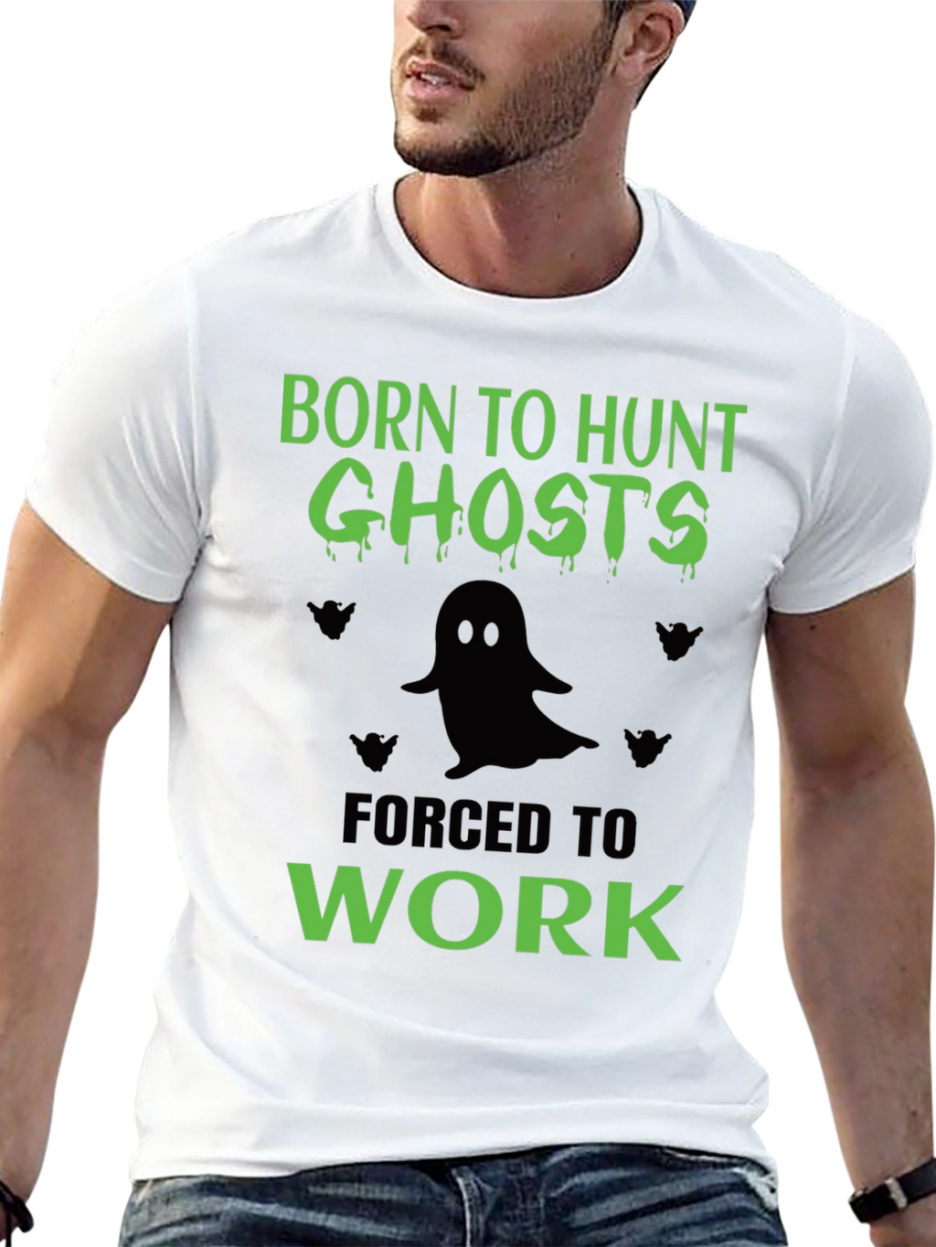 Born To Hunt Ghosts Graphic T-Shirt