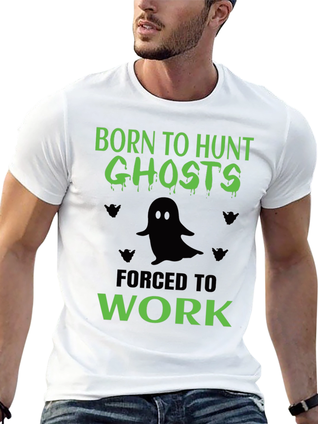 Born To Hunt Ghosts Graphic T-Shirt