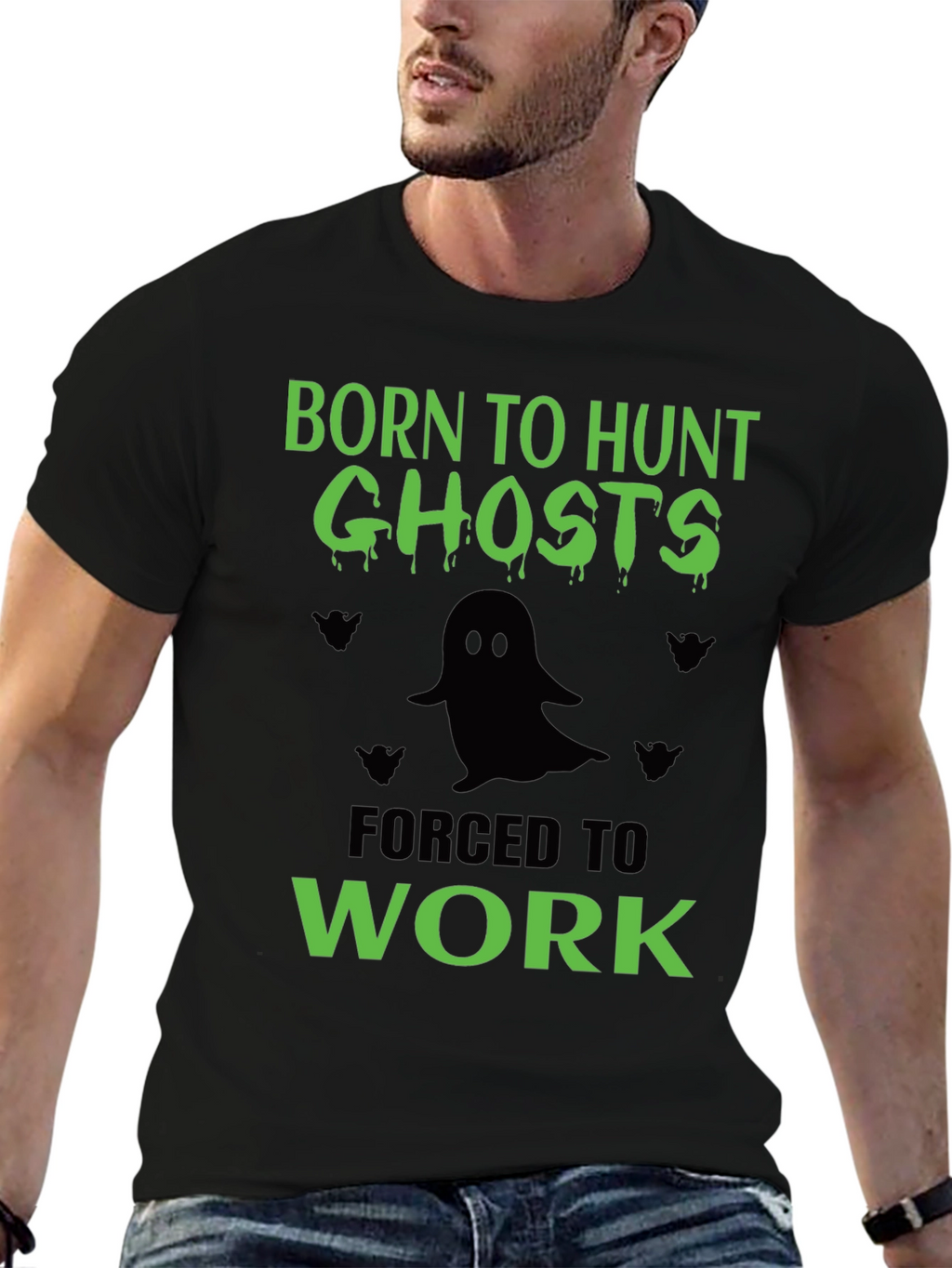 Born To Hunt Ghosts Graphic T-Shirt