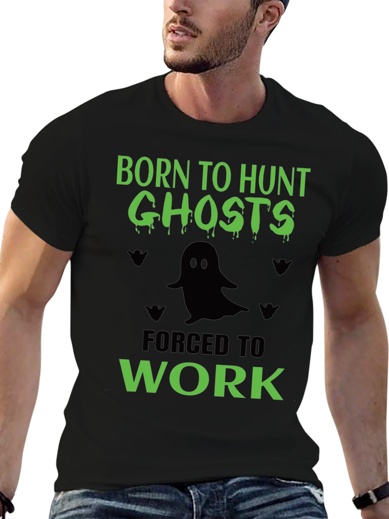 Born To Hunt Ghosts Graphic T-Shirt