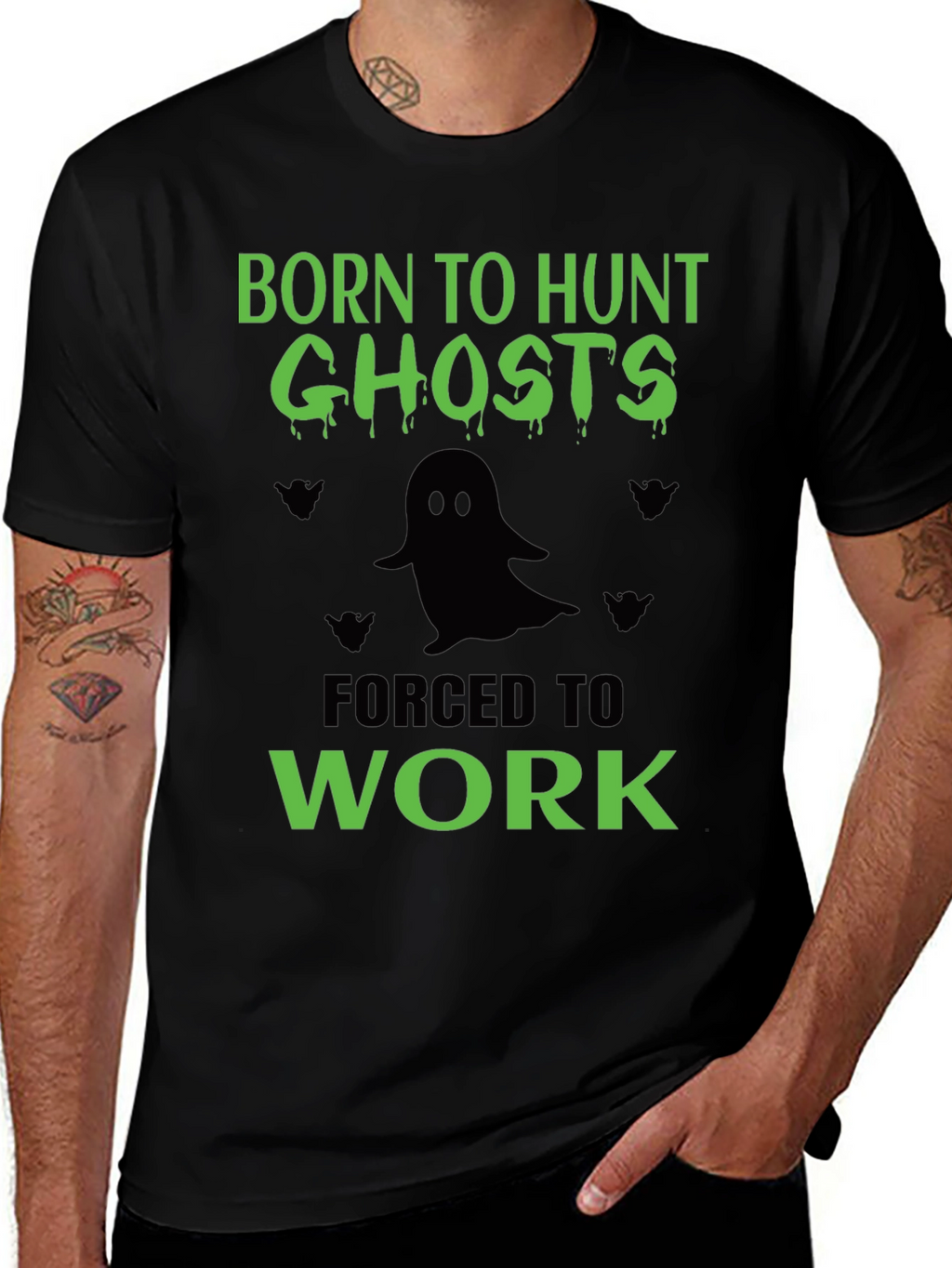 Born To Hunt Ghosts Graphic T-Shirt