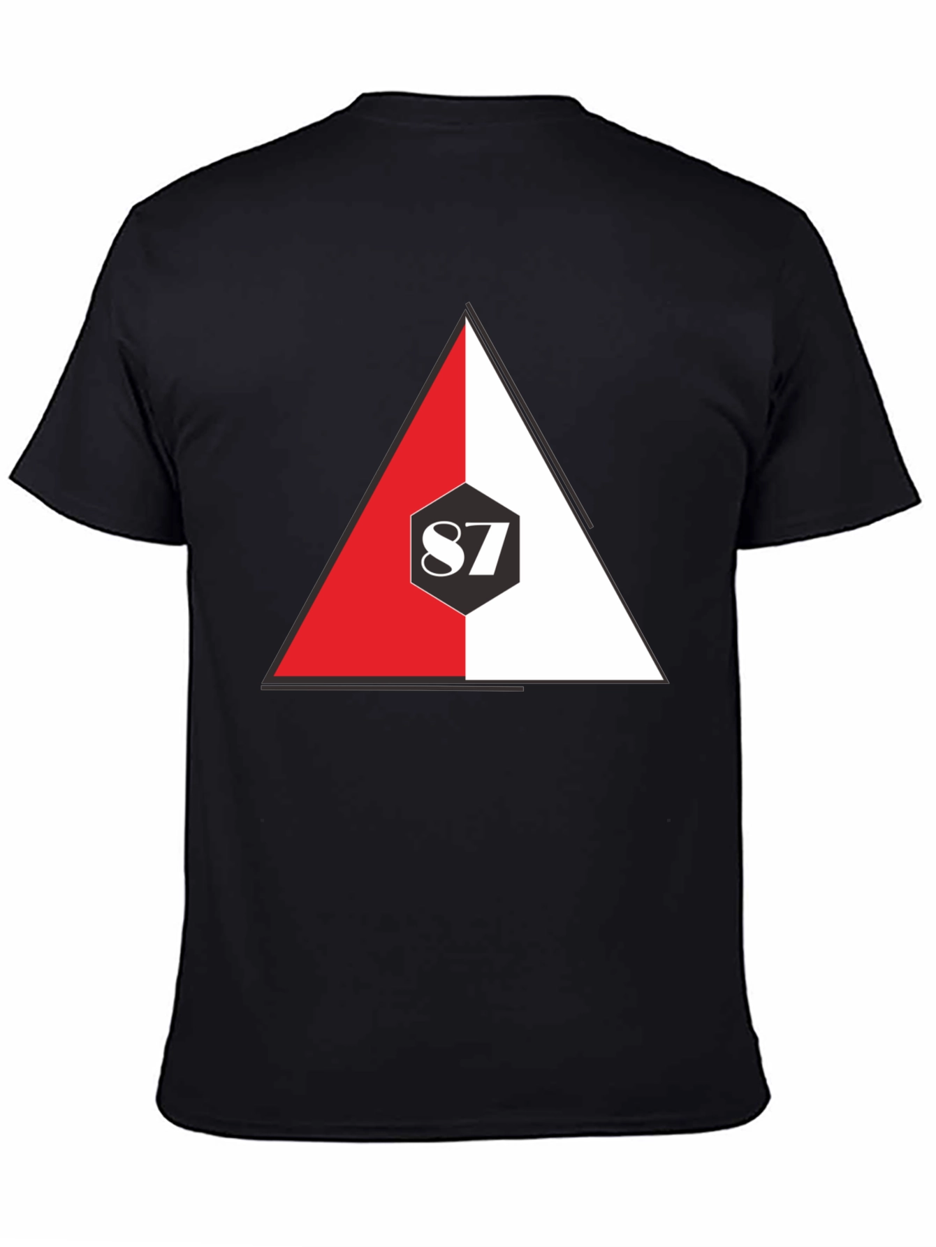 87 Triangle Graphic Tee - Stylish Casual Wear