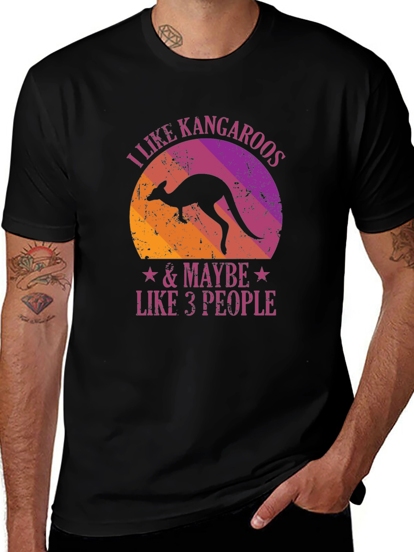 I Like Kangaroos & Maybe Like 3 People T-Shirt