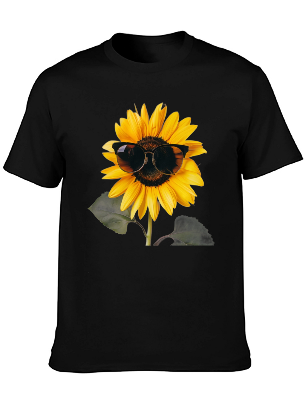 Cool Sunflower Graphic Tee