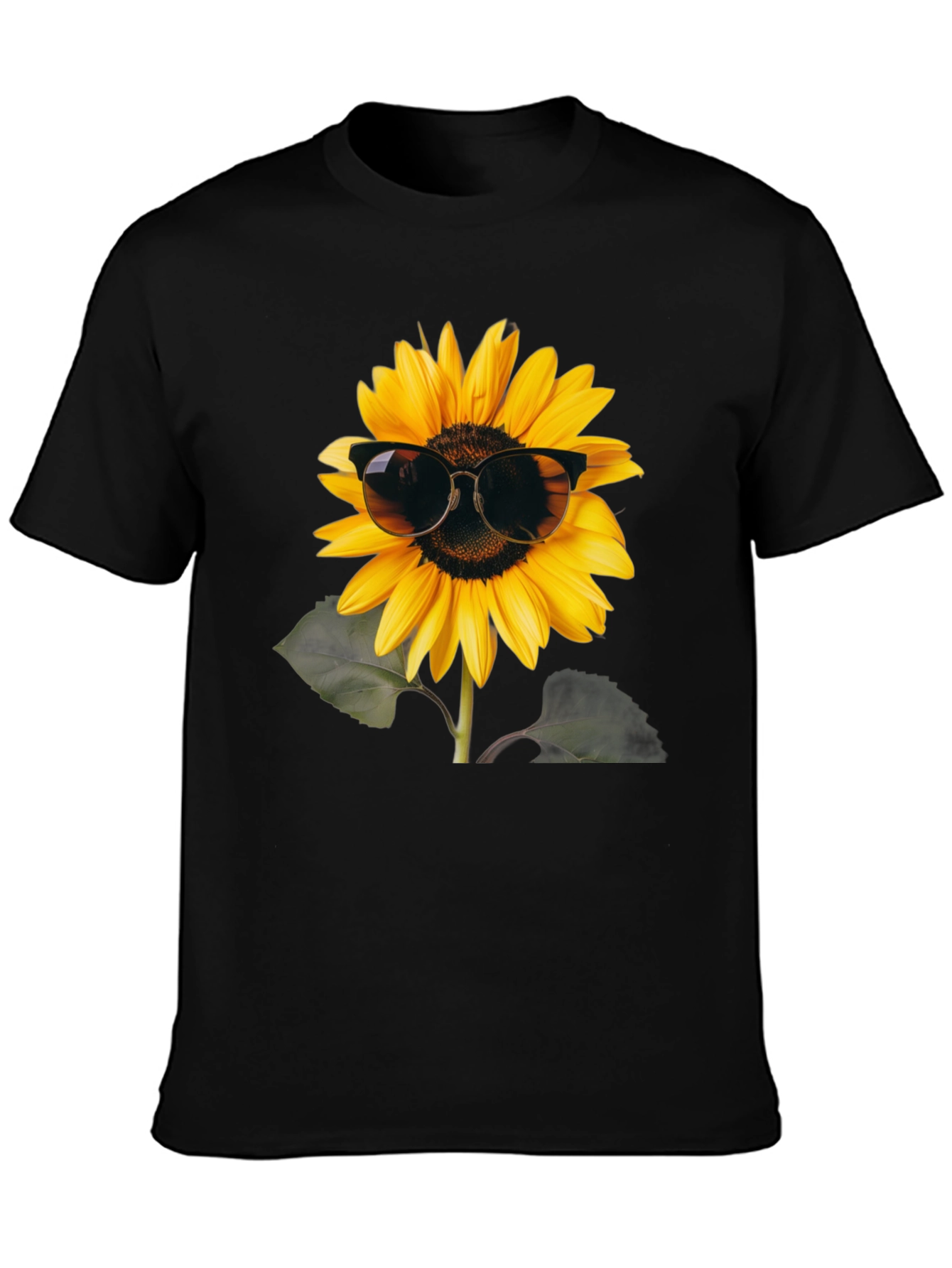 Cool Sunflower Graphic Tee